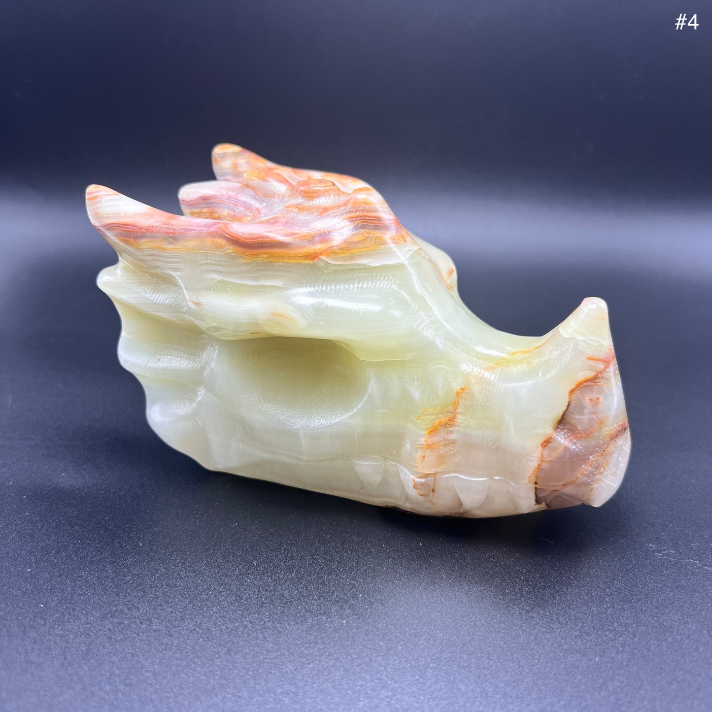 Afghan Jade Dragon Head